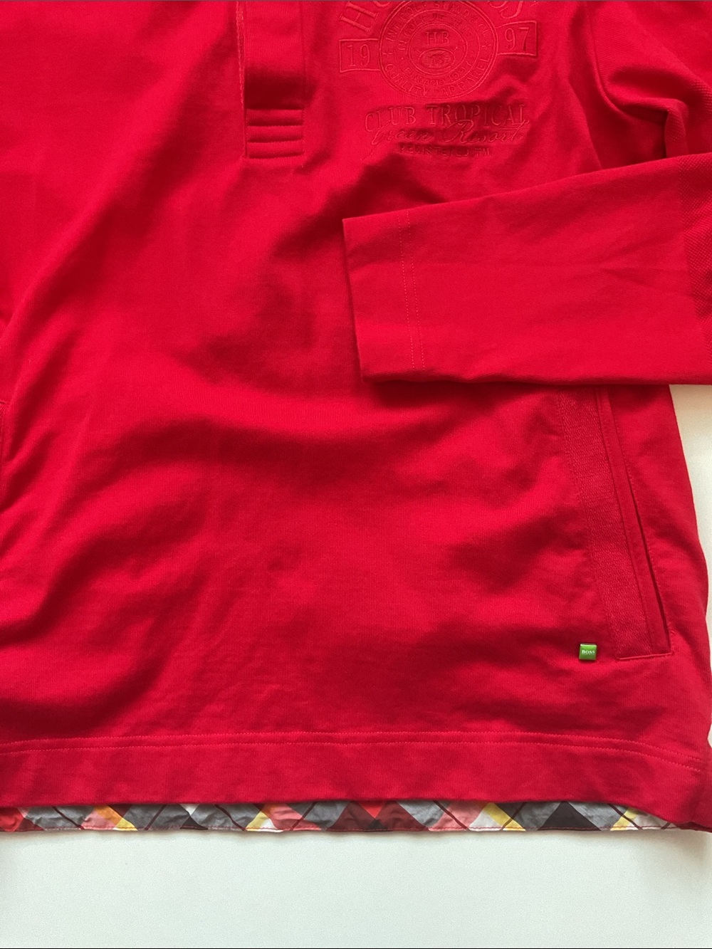Hugo Boss Collared Hoodie - Picture 5 of 12